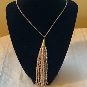 Melrose and Market Beaded Tassel Pendant Necklace